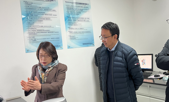 陜西監管局領導一行蒞臨高陵藍曉產業園調研指導