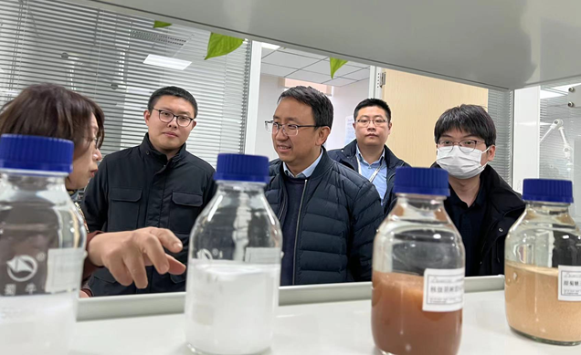 陜西監管局領導一行蒞臨高陵藍曉產業園調研指導